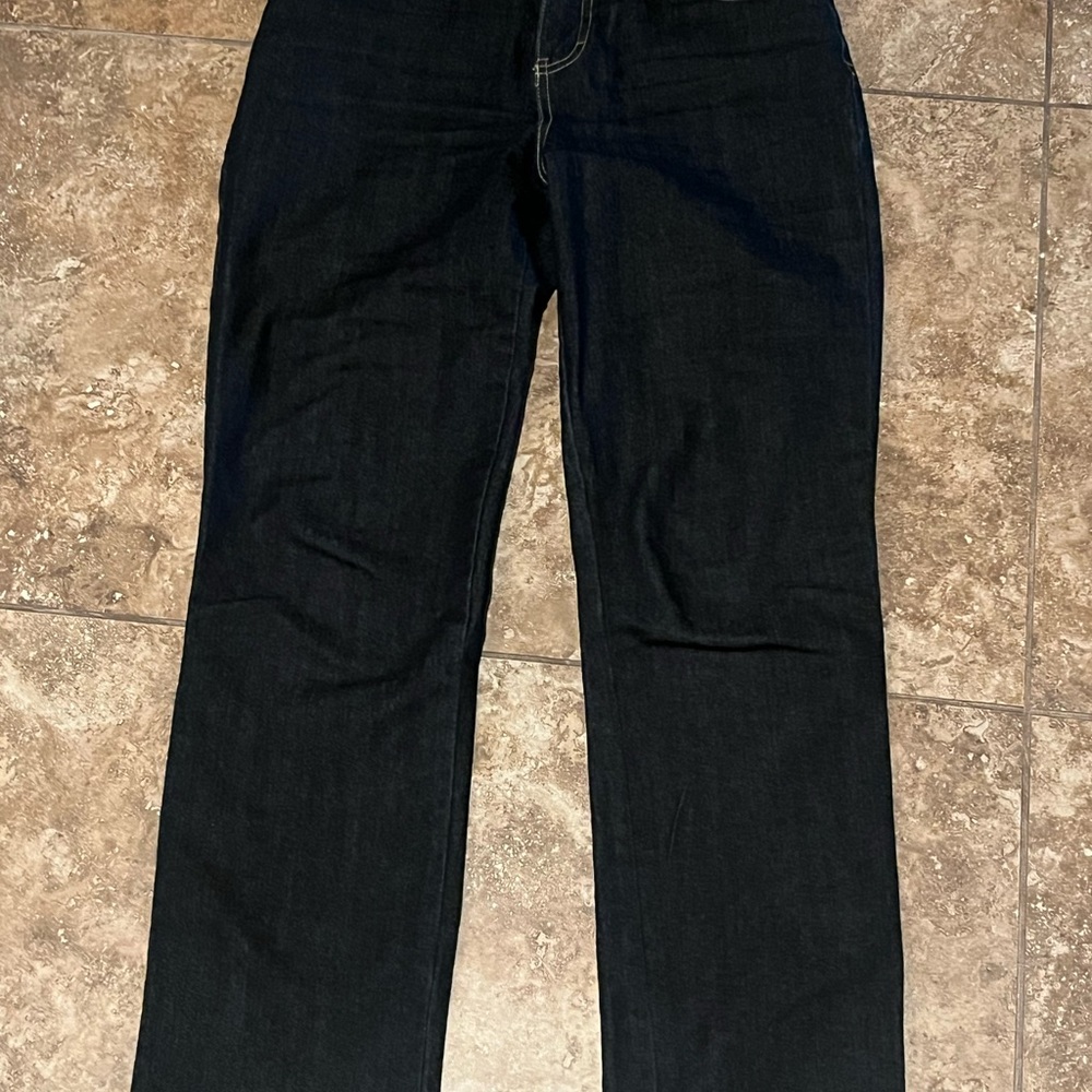 Jones New York Women's Straight Leg Jeans - Dark blue